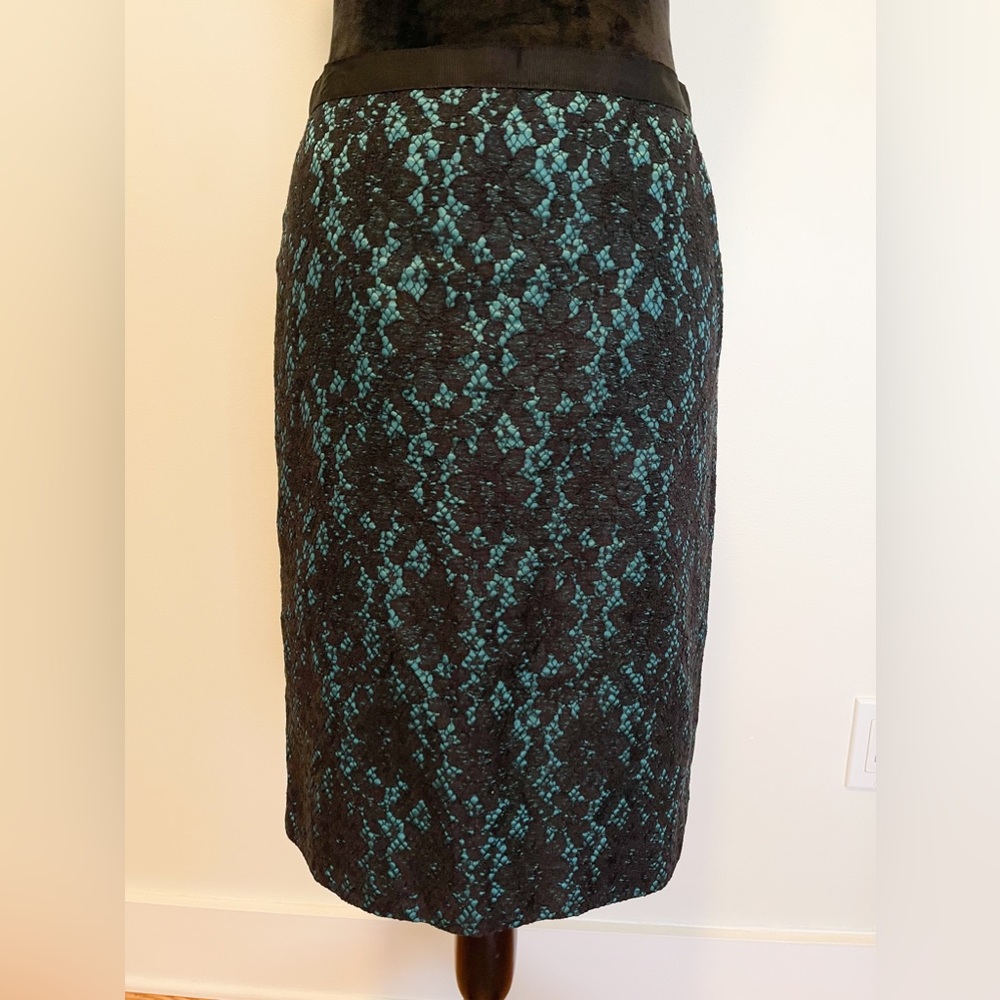 Talbots black lace skirt. Size 4.